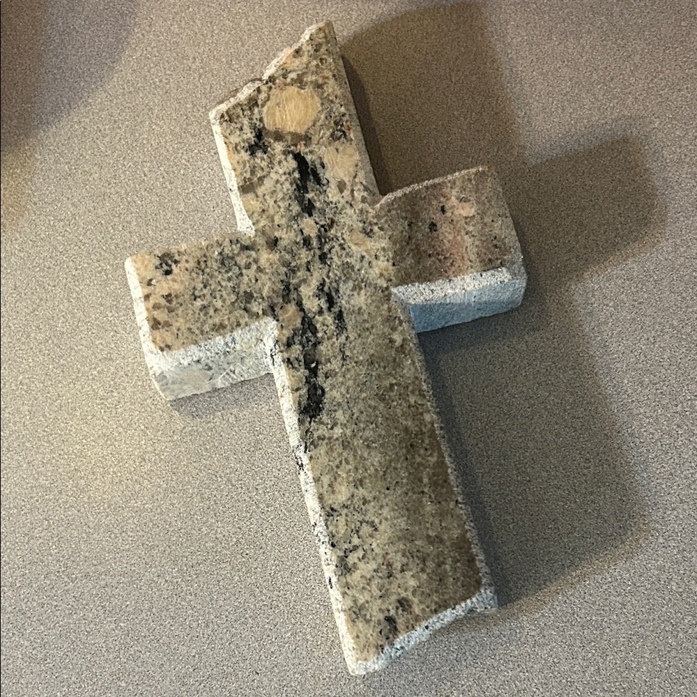 Marble Cross Decor